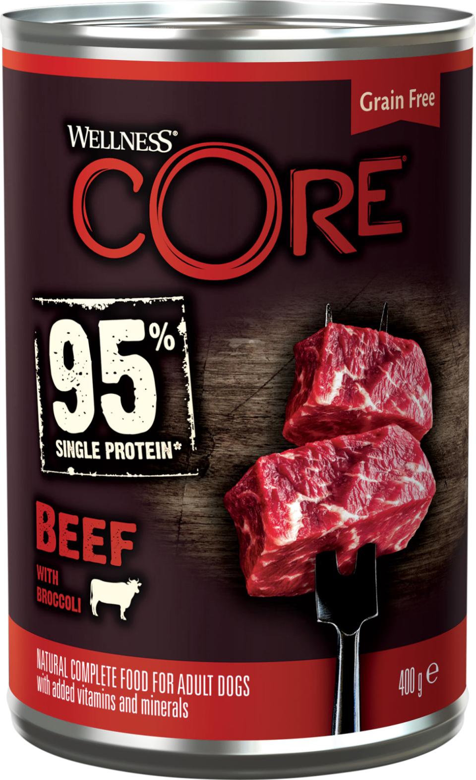CORE 95 Biff med brokkoli, 400 gram