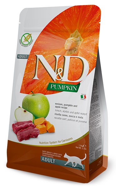 FARMINA CAT PUMPKIN VENISON & APPLE ADULT 1,5 KG