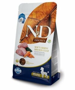 FARMINA DOG BROWN LAMB SPIRULINA & CARROT ADULT MINI 2 KG