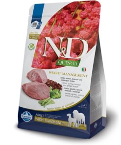 FARMINA DOG QUINOA WEIGHT MANAGEMENT LAMB & BROCCOLI ADULT MEDIUM & MAXI 7 KG