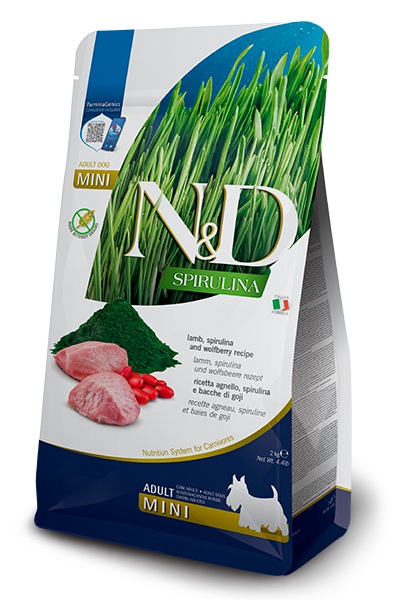 FARMINA DOG SPIRULINA LAMB ADULT MINI 2 KG
