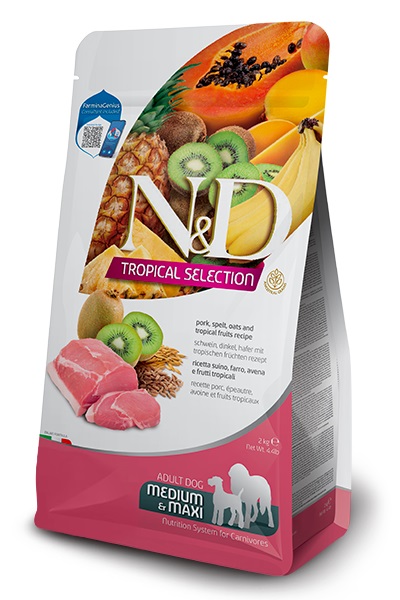 FARMINA DOG TROPICAL SELECTION PORK ADULT MEDIUM & MAXI 10 KG