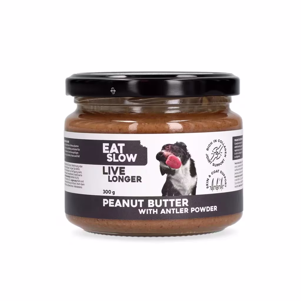 Peanøttsmør med hjortegevir pulver