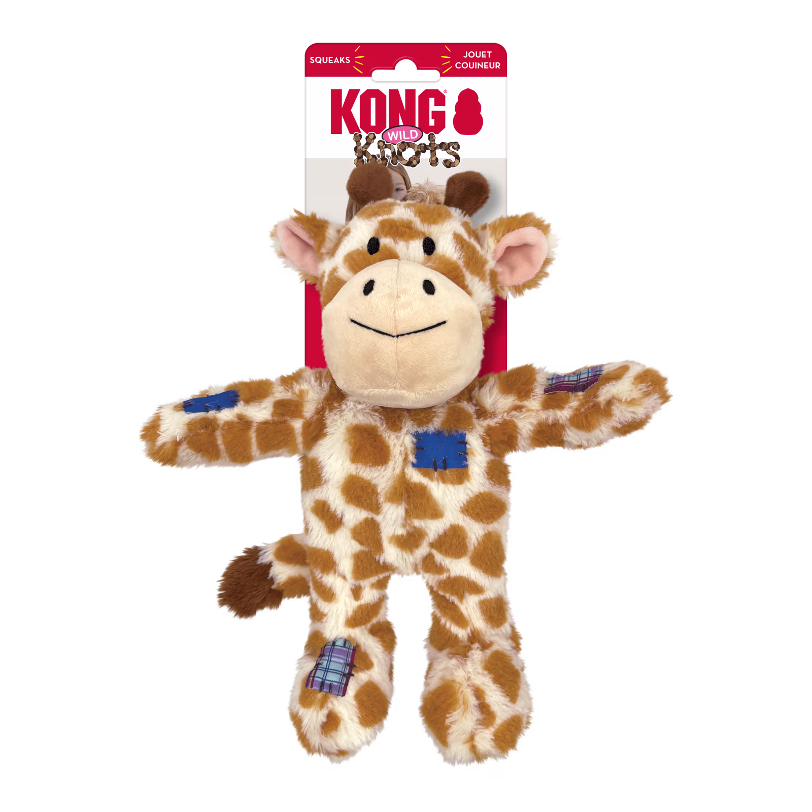 Hundeleke KONG Wild Knots Giraffe M/L