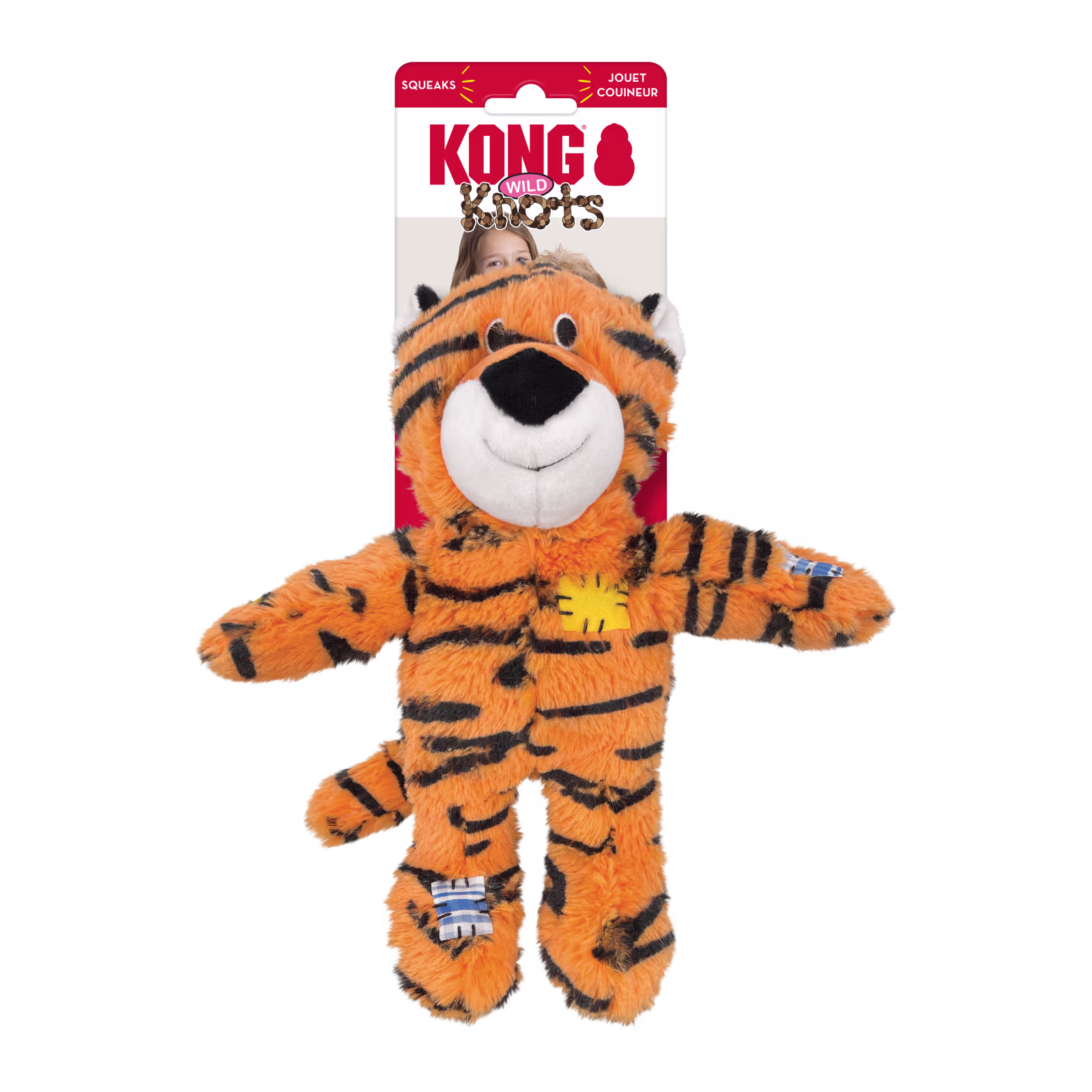 Hundeleke KONG Wild Knots Tiger Medium-Large