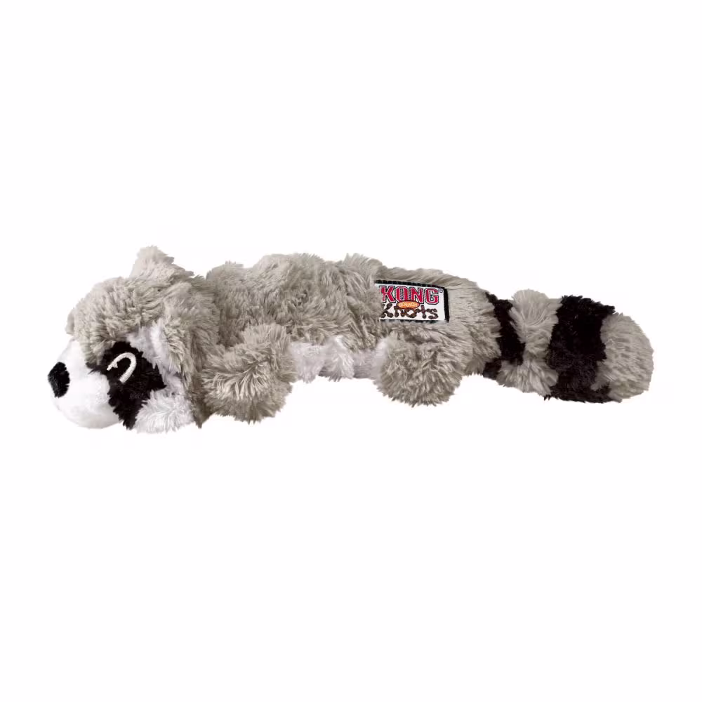 Hundeleke Kong Scrunch Knots Racoon Medium-large