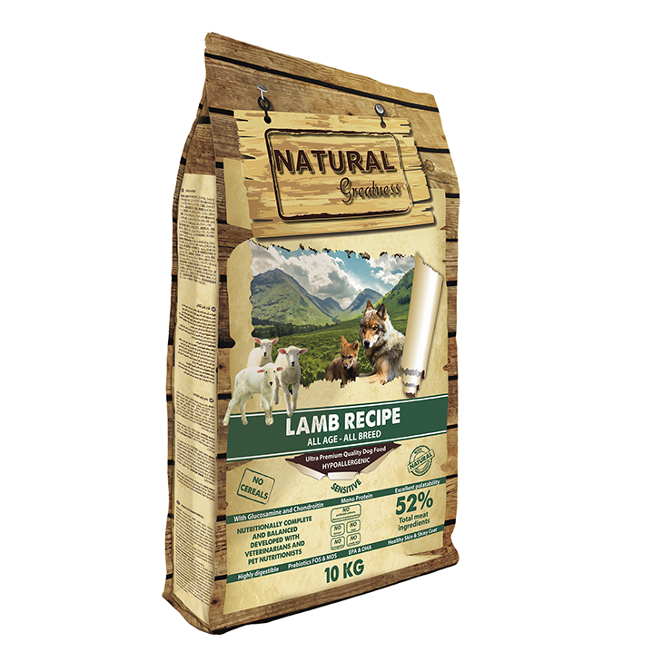 Natural Greatness - Dog - Lamb recipe
