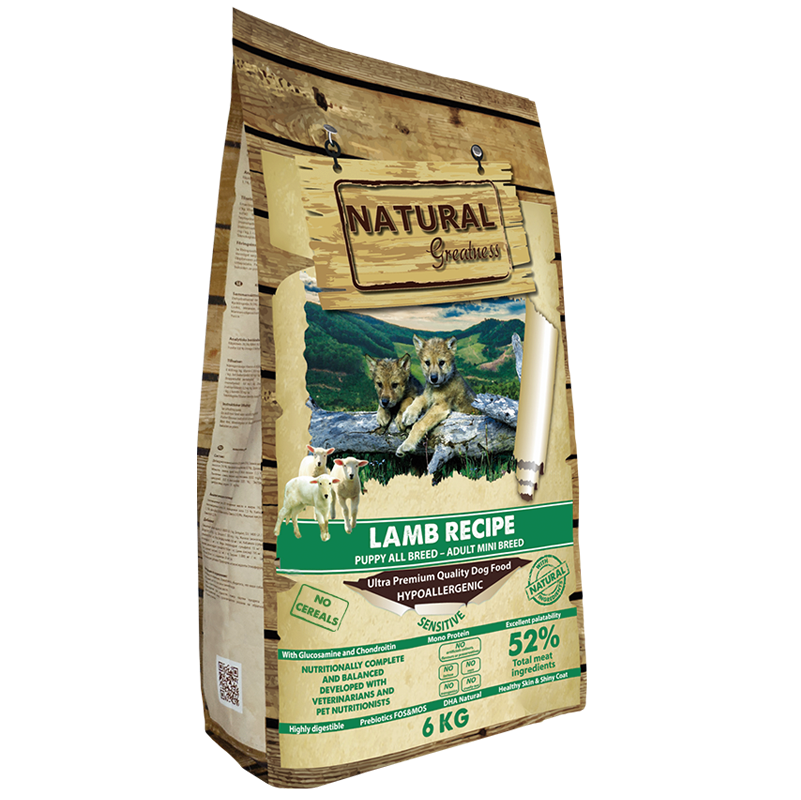 Natural Greatness - Mini Dog - Lamb recipe