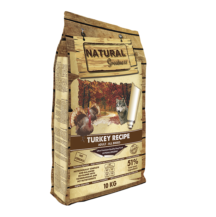 Natural Greatness - Dog - Turkey recipe